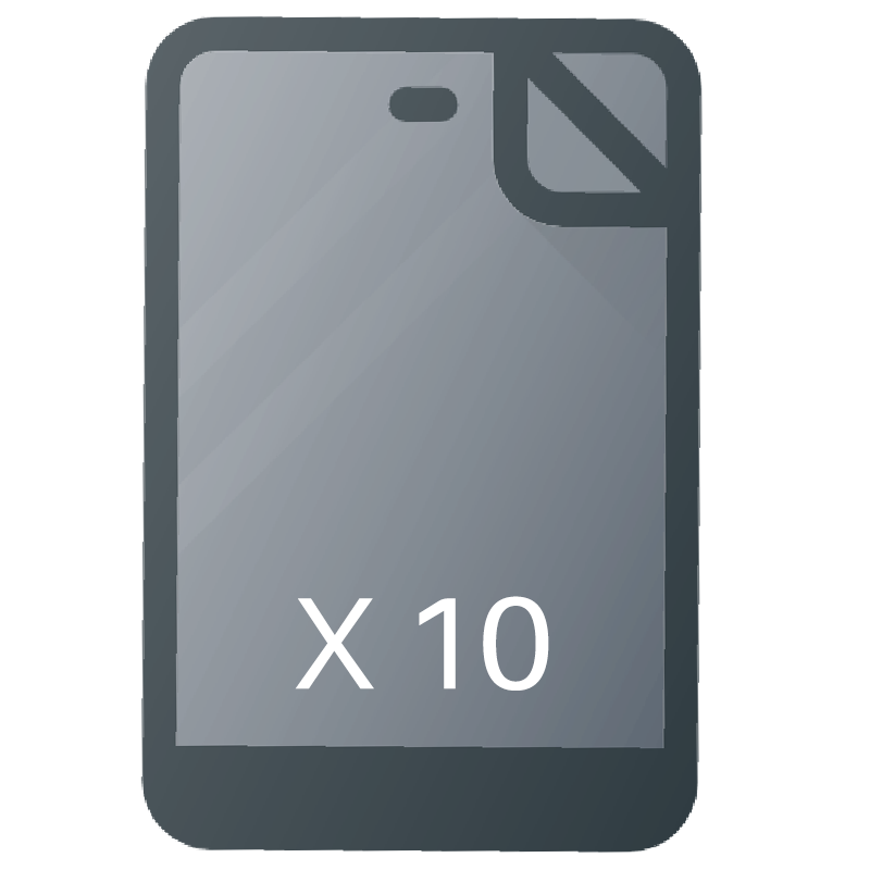 Pack de 10x Verres trempés – CasePhone